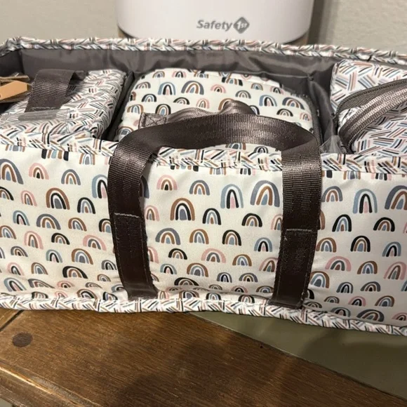 Petunia Pickle Bottom Multicolor Rainbow Tote - Picture 3 of 3